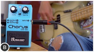 CHORUS PHASER or FLANGER  Bass Pedals [upl. by Alyos]