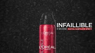 LOréal Paristen Infaillible Makyaj Sabitleme Spreyi [upl. by Jankey]