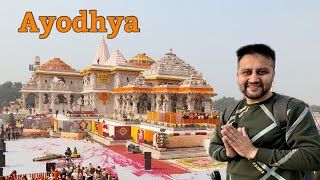 Ayodhya Vlog with Complete Information  Ayodhya Ram Mandir darshan  Travel with Ashish [upl. by Secunda]