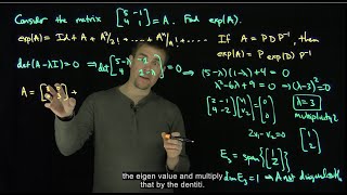 The Exponential of a Matrix with a Repeated Eigenvalue The 2 by 2 case [upl. by Ailehpo916]