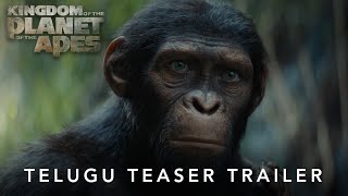 Kingdom of the Planet of the Apes  Telugu Teaser Trailer  In cinemas soon [upl. by Nrojb]