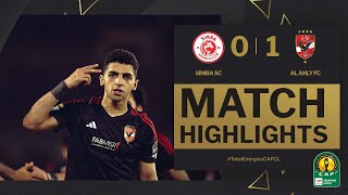 HIGHLIGHTS  Simba SC 🆚 Al Ahly FC  QuarterFinals 1st Leg  202324 TotalEnergiesCAFCL [upl. by Elleinnad]