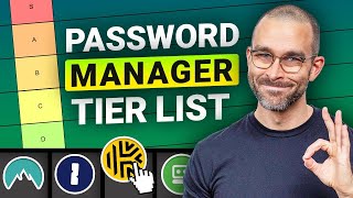 BEST Password Manager tier list 2024  The ULTIMATE showdown [upl. by Yelyah37]