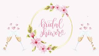 Bridal Shower Screensaver  Champagne Bubble Celebration  Bridal Shower Wallpaper  HD  1HR [upl. by Rabma319]