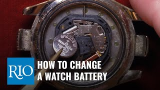 How to Change a Watch Battery [upl. by Eusadnilem243]