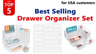 Best Plastic Drawer Organizers Set in USA 2024 Best Selling Drawer Organizers Set Review 2024 [upl. by Novehs]