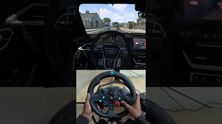 Smooth driving  Audi E tron GT 2022  Steering wheel gameplay  Euro Truck Simulator 2 [upl. by Aldredge]