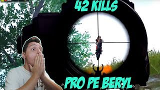 Reactionez la CEL MAI BUN JUCATOR de BERYL  TACAZ  42 kills  Solo vs Squad [upl. by Isteb]