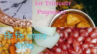 4 🥰।।1st Trimester Pregnancy।। কি কি সারাদিনে খাবার খাচ্ছি।।Bengali Vlog Videos [upl. by Yralih705]