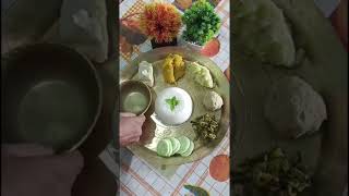 সেদ্ধ মাখা লাঞ্চ থালি shorts food viral bengalifood lunch lunchthali [upl. by Burgener]