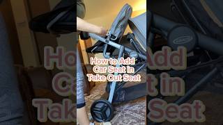 how to Take out Seat  Put Car Seat in  Graco Ready2Grow 20 LX Double Stroller  SnugRide 35 Lite [upl. by Claus]