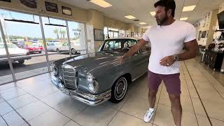 1966 Mercedes Benz W111 250 Coupe SE Exterior Walk Around Video [upl. by Philan]