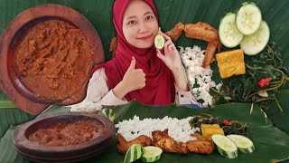 MUKBANG AYAM GORENG OSENG GODONG BOLED LALAPAN SAMBEL  MUKBANG ASMR [upl. by Murdocca]