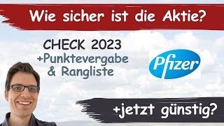 Pfizer 7 nach Gewinnwarnung Aktienanalyse 2023 Wie sicher ist die Aktie günstig bewertet [upl. by Norene]