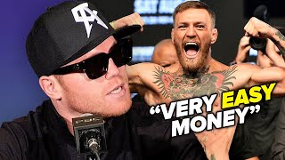 Canelo CALLS OUT MCGREGOR amp says he could KO him in 1 round Calls Crawford fight a MASSIVE MISMATCH [upl. by Elletsyrc39]