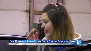 Bob Rohrman Auto Group gifts car to family in need [upl. by Anirad]