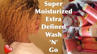 Quick Super Moisturized Extra Defined Wash N Go  Jane Carter Curls To Go [upl. by Pedrick]