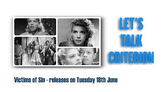 LETS TALK CRITERION  VICTIMS OF SIN OUT ON TUESDAY 18TH JUNE [upl. by Aldercy]