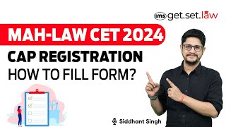 MAHCET Law 2024 CAP Round Form Filling  MAHLAW CET 5 Year LLB 2024  Siddharth Singh [upl. by Rinaldo]