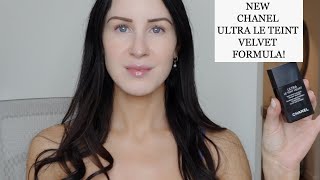 IS CHANEL ULTRA LE TEINT VELVET FOUNDATION THE BEST NEW FOUNDATION [upl. by Elnar482]