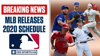 BREAKING MLB Releases 2020 Schedule Yankees vs Nationals Giants vs Dodgers Opener  CBS Sports HQ [upl. by Ardnwahs941]