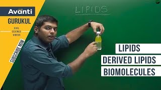 11B09  Biomolecules  Lipids  Derived lipids  Biomolecules  Class 11 Biology [upl. by Nolan783]