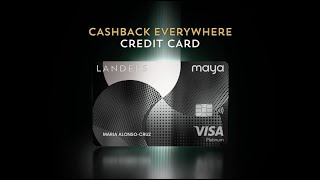 Get your Cashback Everywhere Credit Card by Maya today [upl. by Nylatsyrk128]