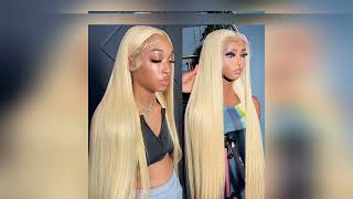 Blonde 613 Hd Lace Frontal Wig 13x6 13x4 Transparent Hd Lace Front Wig 30 Inch B [upl. by Einnahpets]