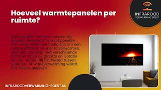 Hoeveel Warmtepanelen per Ruimte  Infrarood Verwarming Soest [upl. by Branen]