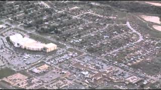 Raw Aerial View of Moore Tornado Damage [upl. by Yht]