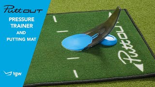 PuttOUT Pressure Trainer wMat Review [upl. by Yenreit963]