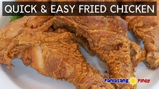 Quick and Easy Fried Chicken Recipe [upl. by Halyhs45]