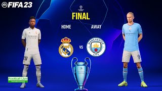 FIFA 23  Real Madrid vs Man City  FINAL Champions League 202223  Gameplay PC [upl. by Bello643]