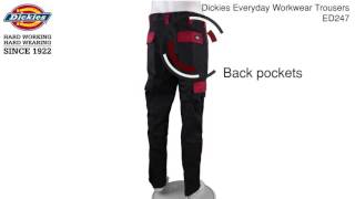 Dickies Everyday Workwear Trousers  ED247 [upl. by Merrili780]