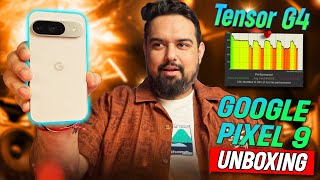 Google Pixel 9 Unboxing  Tensor G4 🫠 [upl. by Thurmann]