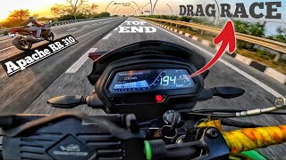 Bajaj Dominar 400 UG Bs6 2023 vs Apache RR 310 Drag Race 20  Highway Top End [upl. by Romeu]