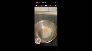 Cracked boiled egg eggs food trending [upl. by Pax]