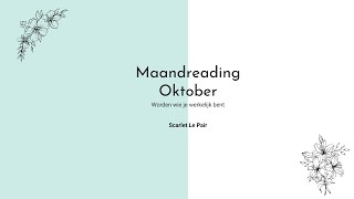 Maandreading oktober 2024 worden wie je werkelijk bent [upl. by Radbun]