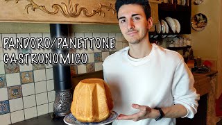 PANDORO GASTRONOMICO FATTO IN CASA  Ricetta completa del PANETTONE GASTRONOMICO FATTO A MANO [upl. by Clemence548]