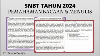 SOALSOAL SNBT 2024 PEMAHAMAN BACAAN amp MENULIS PART 1 [upl. by Samson337]