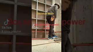 electrical works box setting for convenience outlet [upl. by Eatnohs467]