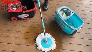 Get every nook and cranny with Tmine Spin Mop amp Bucket System [upl. by Sonahpets]