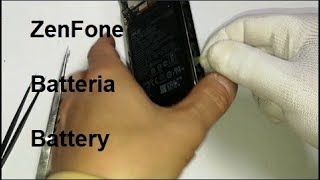 Asus zenfone 4 max zc554kl sostituzione batteria battery replacement [upl. by Ayekim]