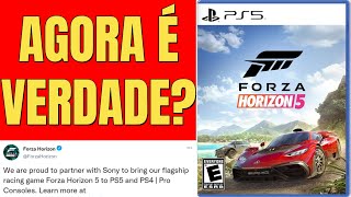 AGORA É PRA VALER FORZA HORIZON 5 CHEGANDO AO PS5 PLAYSTATION [upl. by Tobiah]