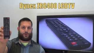 Dynex ZRC400 LCD TV Remote PN 098GRABDZNEDYJ  wwwReplacementRemotescom [upl. by Goldin975]