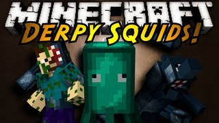 Minecraft Mod Showcase  DERPY SQUIDS [upl. by Aurore]