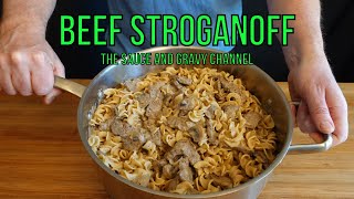 Beef Stroganoff  Comfort Food  Beef Stroganoff Gravy  Hearty Gravy  How to Make Beef Stroganoff [upl. by Annairol]