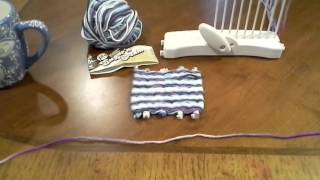 Loop De Loom COASTER yarn project [upl. by Colbert338]