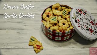 Brown Butter Spritz Cookies [upl. by Niai590]