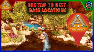 Top 10 Best Base Locations in Ark Survival Ascended Scorched Earth [upl. by Ymmit]